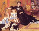 Ренуар Мадам Шарпентье и её дети 1878г 